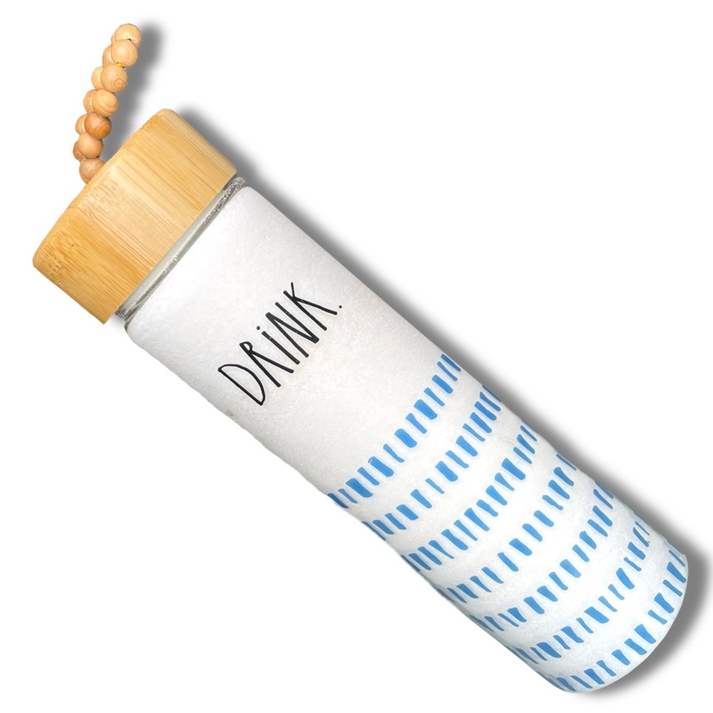 22oz Clear Glass Water Bottle ◈ DRINK